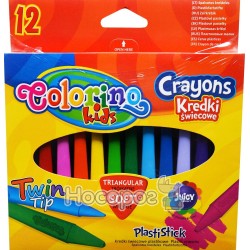 Олівці пластикові кольорові Colorino