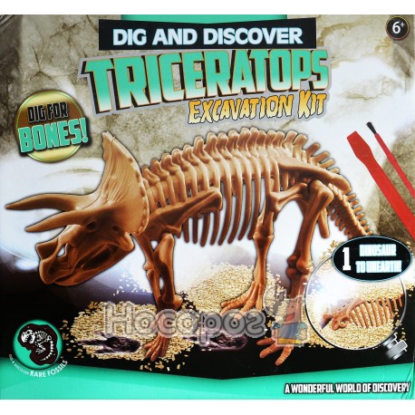 Набор археолога "Раскопай динозавра" Triceratops №399-G