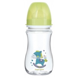 Бутылка с широким отверстием антиколикова Canpol babies EasyStart-Toys зеленая 35/221