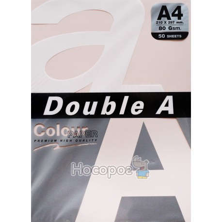 Бумага офисная цветная Double A А4 розовый Р50