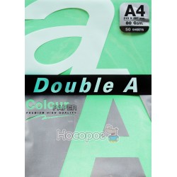 Бумага ксероксная цветная Double A А4 темно-зеленая Р50