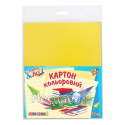 Картон цветной глянсовий А4 (950254)