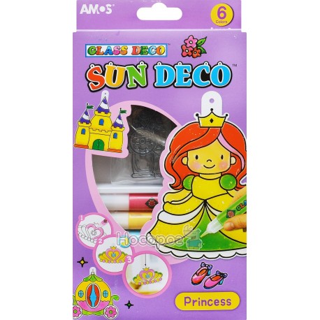 Набір для дитячої творчості Amos Sun Deco "Принцеса" SD10P6-Р