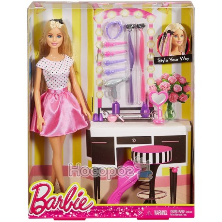 Набор Barbie Mattel "Стильные прически" DJP92