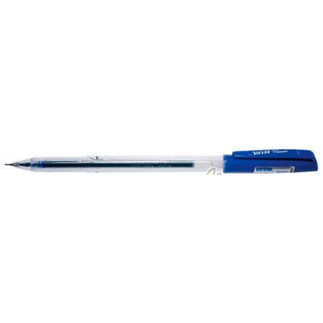 Ручка гелева Flower WIN 0.6мм синя 01190036
