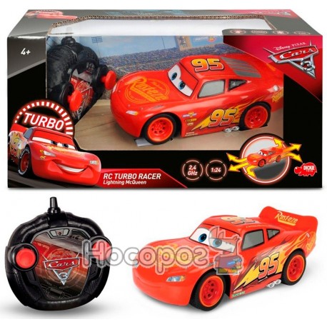 Автомобиль Dickie Toys Карс 3 "Молния МакКуин" на ЖК с турбо функцией