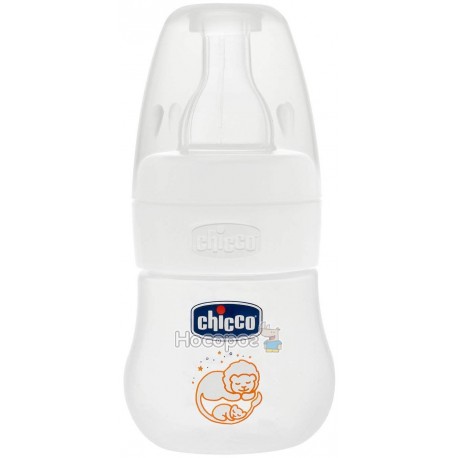 Бутылка пластиковая Chicco Micro соска силиконовая от 0 месяцев нормальный поток