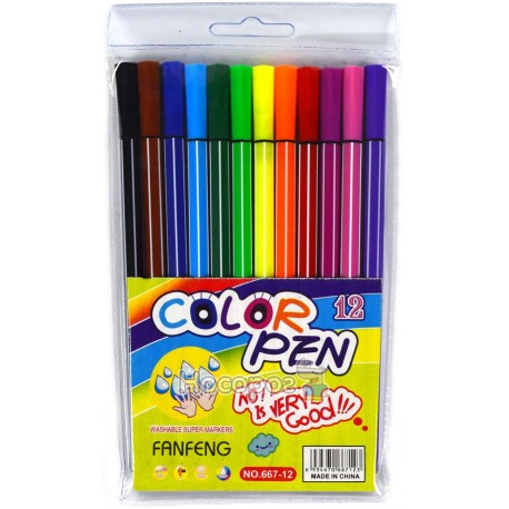 Фломастери "Color Pen" 667-12