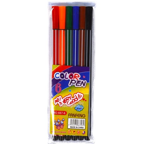 Фломастери Color Pen 667-6
