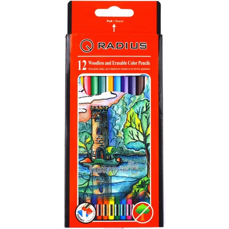 Олівці пласмасові Radius 12 кольорів CP-109 