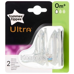 Соска силиконовая Tommee Tippee ULTRA "Медленный поток" (2шт) 42400568