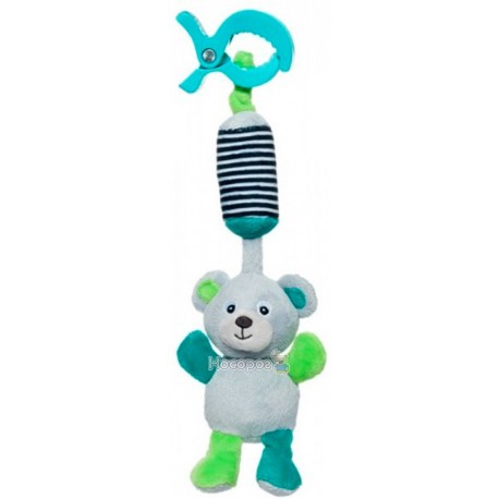 Іграшка плюшева Canpol babies з дзвоником BEARS 0+ сіра