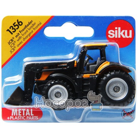 Модель трактора з фронтальним навантажувачем Siku JCB1356