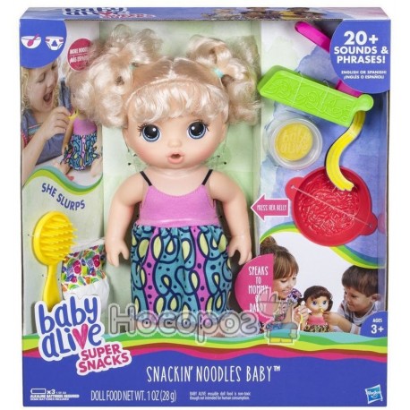  Лялька Hasbro Baby Alive "Крихітка і Лапша" C09631210