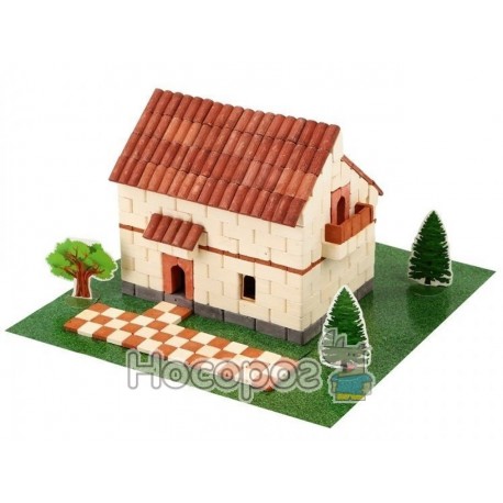 Іграшка-конструктор з міні-цеглинок"Ірландський будиночок","Старе місто",ар/07116/70446, (WHITE/RED)