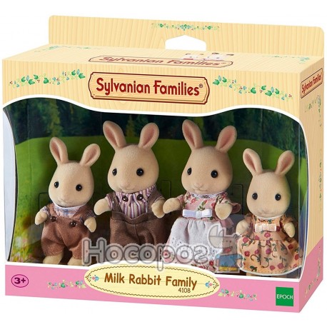 Игровой набор Sylvanian Families "Семья Молочных Кроликов" 4108