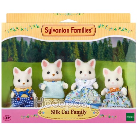 Игровой набор Sylvanian Families "Семья шелковых котов" 4175