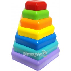Игрушка развивающая Тигрес "Пирамидка-радуга" 39363