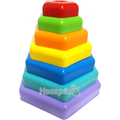 Іграшка розвиваюча Тигрес "Пірамідка-веселка" 39363