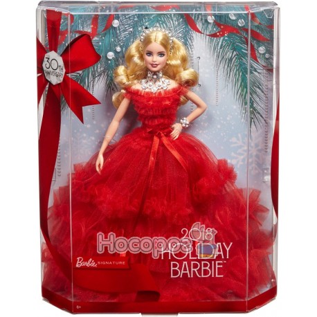 Кукла коллекционная Mattel Barbie "Праздничная 2018" FRN69