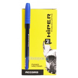 Ручка масляна Hiper Accord HO-500 синя (50/2000)