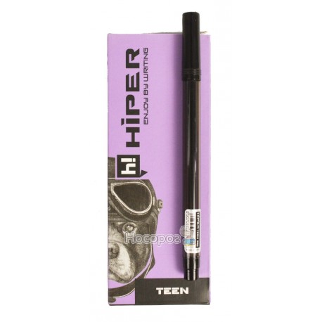 Ручка гелева Hiper Teen HG-125 чорна