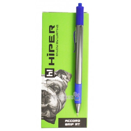 Ручка масляная Hiper Accord Grip HA-140RT