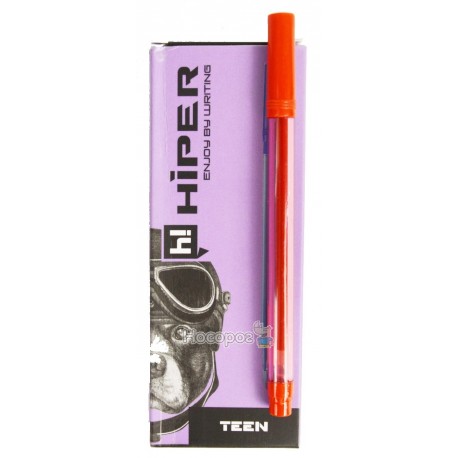 Ручка гелева Hiper Teen HG-125 красная