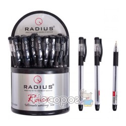Ручка Radius RACE шариковая, чорная
