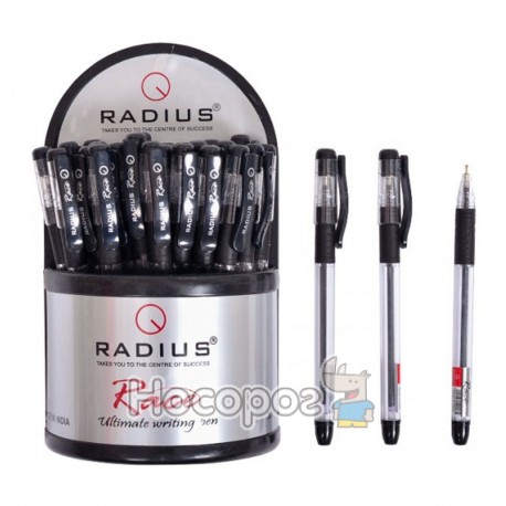 Ручка Radius RACE кулькова, чорна 