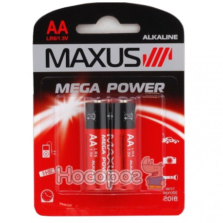 Батарейки MAXUS АА-C2 1,5V LR6