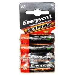 Батарейки Energycell High Power АА R6 1.5V (Солевой)