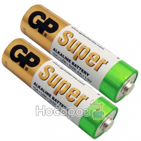 Батарейки GP Super 15AEBC-2S2 АА
