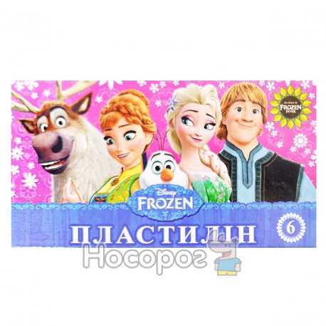 Пластилин Мицар FROZEN 6 цветов "Холодное сердце"