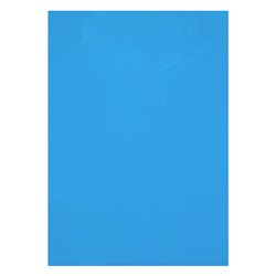 Обложка пластиковая прозрачная А4 (50шт.), Синяя, 180мкм.