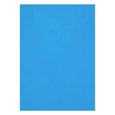Обкладинка пластикова прозора А4 (50шт.), синя, 180мкм.