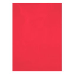 Обложка пластиковая прозрачная А4 (50шт.), Красная, 180мкм.