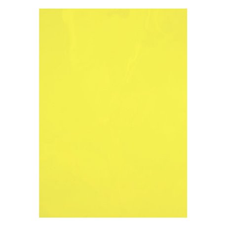 Обложка пластиковая прозрачная А4 (50шт.), Желтая, 180мкм.