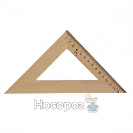 Трикутник Міцар деревяний 16 см (45*45) (50)