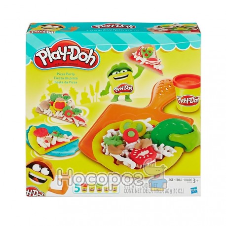 Пластилин Play-Doh Hasbro в набоеі Pizza Party B1856