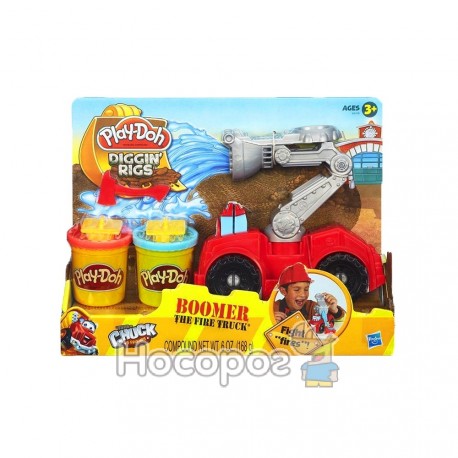 Пластилін Play-Doh Hasbro в наборі Пожежна машина" A5418