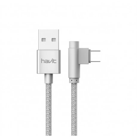 Кабель для передачи данных смартфона HAVIT HV-CB8603, Micro USB, угловой