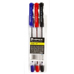 Ручки в наборе Hiper Fine Tip HO-335/3 цветов