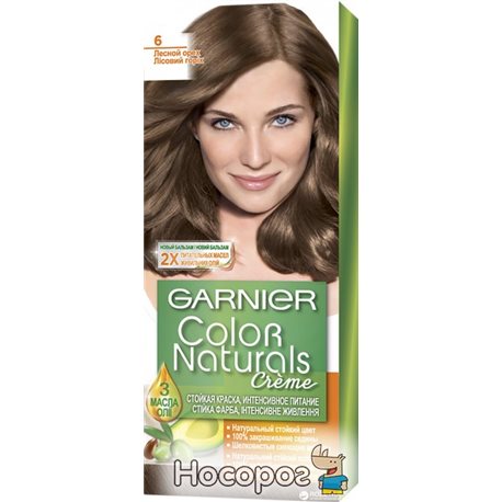 Краска для волос Garnier Color Naturals 6 Лесной орех 110 мл (3600540676757)