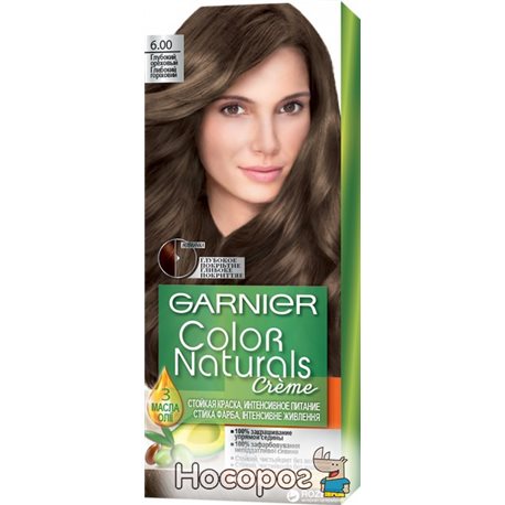 Краска для волос Garnier Color Naturals 6.00 Глубокий ореховый 110 мл (3600542021791)