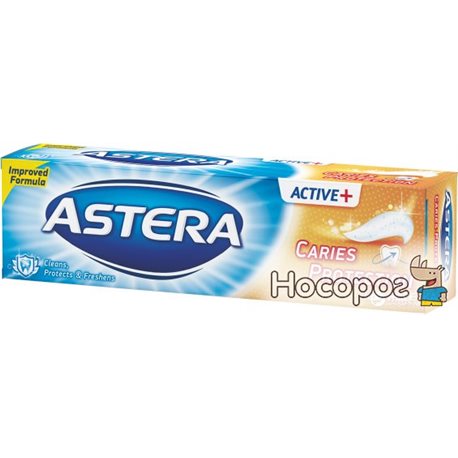 Зубна паста Astera Active + Caries Protection 100 мл (3800013511480)