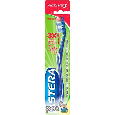 Зубна щітка Astera Active 3 Medium (3800046530205)