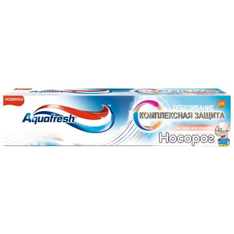 Зубная паста Aquafresh Комплексный уход Отбеливание 100 мл (3830029296095)