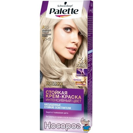Фарба для волосся Palette A-10 (10-2) Перлинний блондин 110 мл (3838824109503)