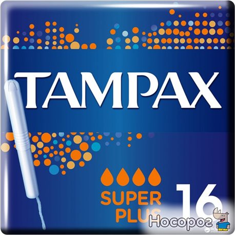 Тампоны Tampax Super Plus Duo с аппликатором 16 шт (4015400075110)